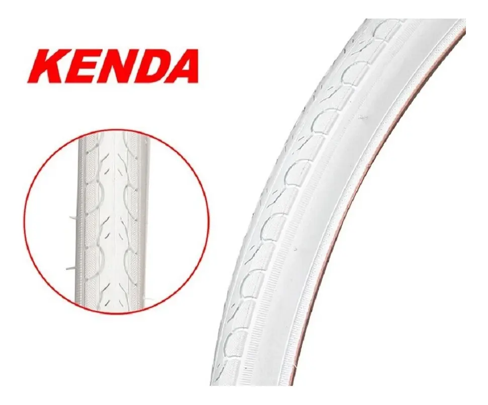 kendabranco2 Pneu Kenda Aro 700 X 28c Kwest Branco 193 - Imagem 3